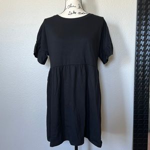 Black babydoll dress